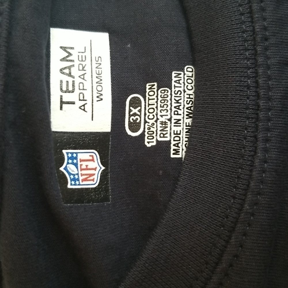 Houston Texans 3x Ladies NFL Gear Shirt Navy New With Tags - Picture 2 of 5